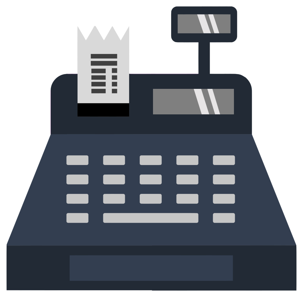 OnlineLabels Clip Art - Cash Register